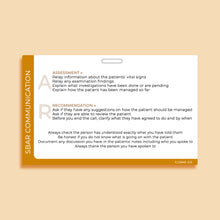 Load image into Gallery viewer, SBAR Communication Card
