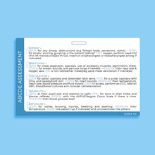 Load image into Gallery viewer, ABCDE Assessment/GCS Card
